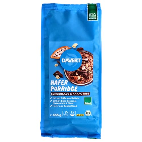 Davert Bioland Porridge Schokolade, 6 x 455g von Davert