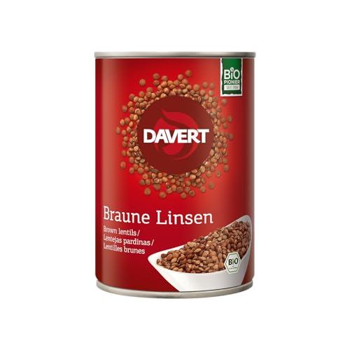 Davert Braune Linsen - Dose 400g von Davert