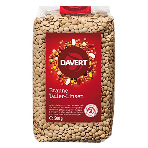 Davert Braune Tellerlinsen (500 g) - Bio von Davert