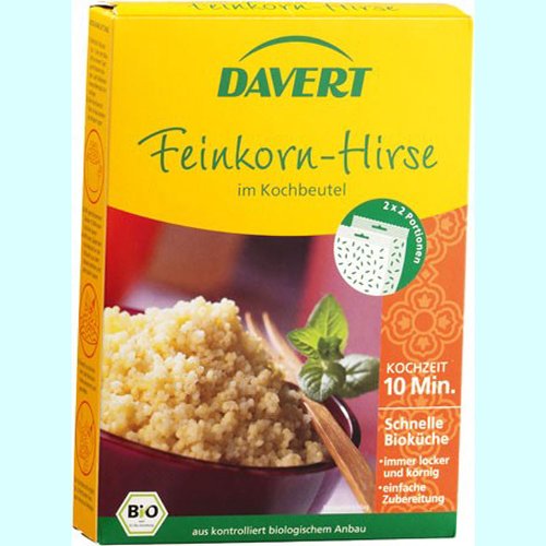 Davert Feinkorn-Hirse im Kochbeutel (250 g) - Bio von Davert