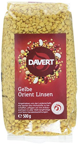 Davert Gelbe Orient Linsen (1 x 500 g) - Bio von Davert