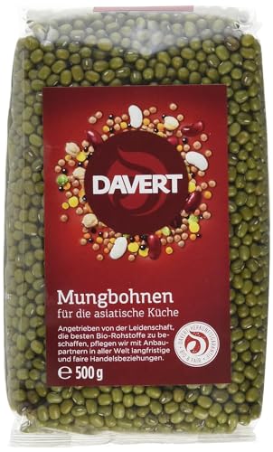 Davert Mühle, Mungbohnen grün, 500g von Davert