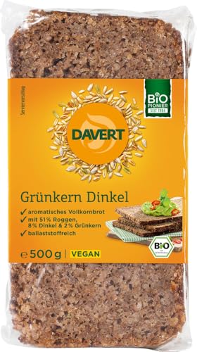 Davert Bio Grünkern-Dinkelbrot (2 x 500 gr) von Davert