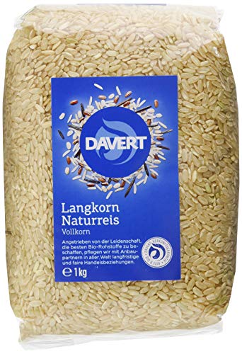 Davert Naturreis lang, 4er Pack (4 x 1 kg) - Bio von Davert