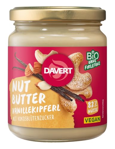 Davert Nut Butter Vanillekipferl Aufstrich 82% Nüsse 250 g von Davert