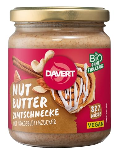 Davert Nut Butter Zimtschnecke Aufstrich 82% Nüsse 250 g von Davert