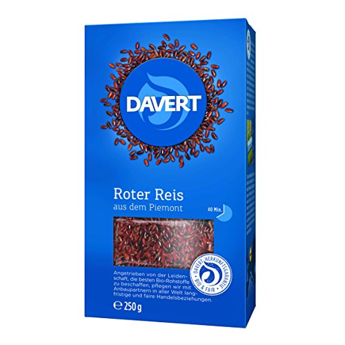 Davert Roter Reis aus dem Piemont, 8er Pack (8 x 250 g) von Davert