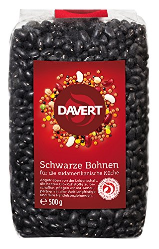 Davert Schwarze Bohnen, 500 g von Davert