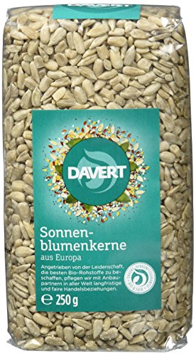 Davert Sonnenblumenkerne Europa, 4er Pack (4 x 250 g) - Bio von Davert