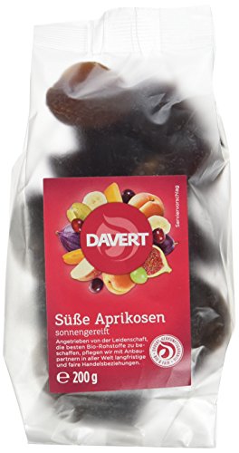 Davert Süße Aprikosen, 2er Pack (2 x 200 g) - Bio von Davert