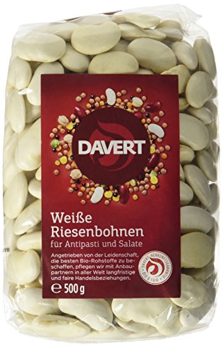 Davert Weiße Riesenbohnen, 2er Pack (2 x 500 g) - Bio von Davert