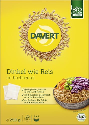 Dinkel wie Reis im Kochbeutel von Davert