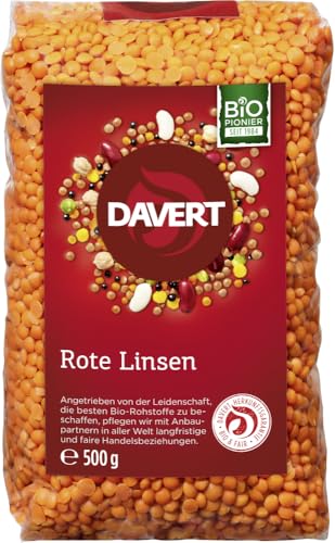 Rote Ganze Linsen von Davert