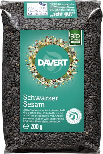 Schwarzer Sesam 6 x 200 gr von Davert