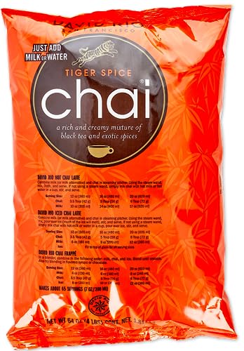 David Rio Chai Tiger Spice aus San Francisco, Nachfüllbeutel (1 x 1814 g) von David Rio