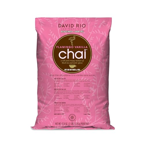 David Rio - Flamingo Vanilla Chai, Pappwickeldose (1 x 1.52 kg) von David Rio