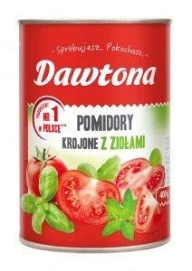 DAWTONA Tomaten in Scheiben geschnitten mit Kräutern 400g. von Dawtona