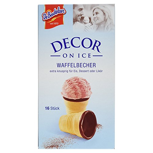 DeBeukelaer Decor On Ice Waffelbecher, 60 g von De Beukelaer