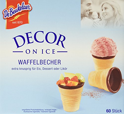 DeBeukelaer Decor On Ice Waffelbecher, 5er Pack (5 x 230 g) von De Beukelaer