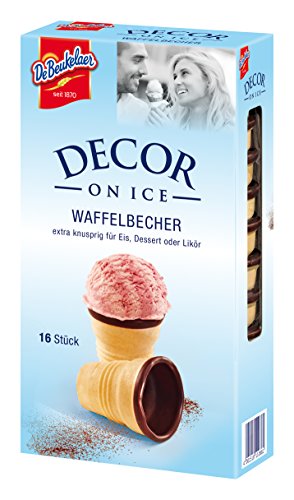 DeBeukelaer Decor On Ice Waffelbecher, 60 g von De Beukelaer