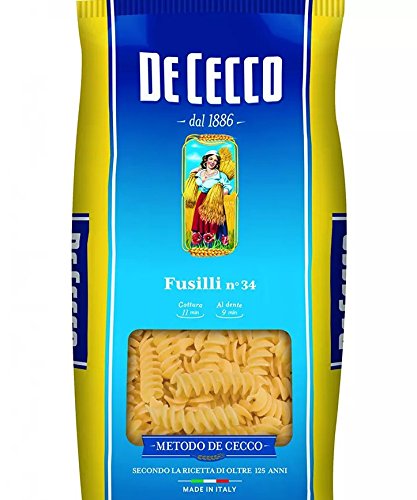 3 x DE CECCO N°34 Fusilli 1000g von De Cecco