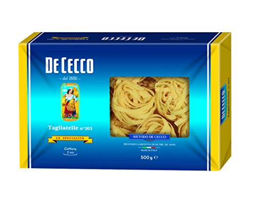 3x De Cecco Nudeln 'Tagliatelle' n.203, 500 g von De Cecco