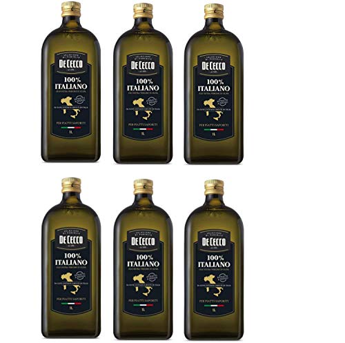 6x De Cecco 100% Italiano olio Extra vergine Natives Olivenöl 1 L nativ von De Cecco