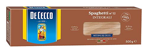 De Cecco Integrali Vollkorn Spaghetti, No.12, 500 gr. Italian Pasta von De Cecco