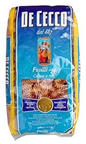 De Cecco Ital. Fusilli, 6er Pack (6 x 500 g) von De Cecco