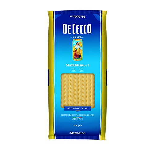 De Cecco - Mafaldine Nr. 2, harte Weizenpflanze, 500 g – [12 Stück] von De Cecco