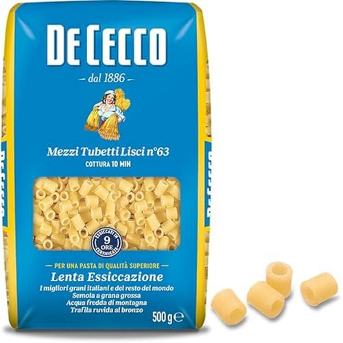 De Cecco Nudeln 500 Mittel gerade Röhren von De Cecco