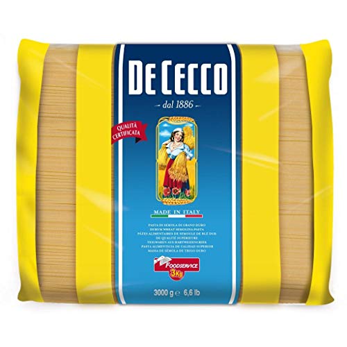 De Cecco Spaghetti Pasta di Semola di Grano Duro Hartweizengrieß Pasta 100% Italienische Pasta Längliche Pasta Packung mit 3Kg von De Cecco