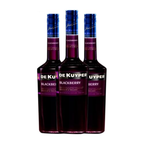 Liköre De Kuyper Blackberry 70 cl (Karton mit 3 Flaschen von 70 cl) von De Kuyper Royal Distillers