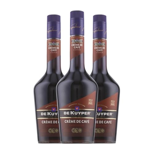 Liköre De Kuyper Crème de Cafe 70 cl (Karton mit 3 Flaschen von 70 cl) von De Kuyper Royal Distillers