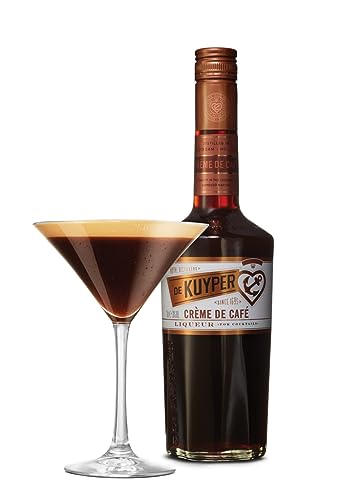 De Kuyper Crème de Café Likör 0,7l – Klassischer Kaffeelikör mit 20% Vol. Perfekt für Espresso Martini Cocktails, Desserts und Heißgetränke von De Kuyper