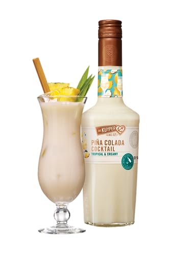 De Kuyper Pina Colada Ready-To-Drink Getränke-Mix für 4 servierfertige Cocktails 14.5% Vol. (0.5L) von De Kuyper