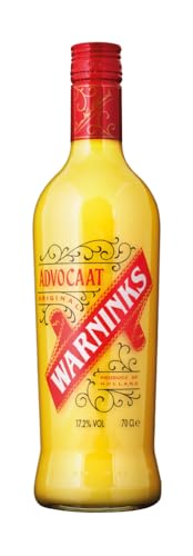 Warninks Advocaat Eierlikör 0,7l – Cremiger Likör aus Freilandeiern mit 14% Vol. direkt aus Holland, ideal für Cocktails, Desserts und puren Genuss von Warninks