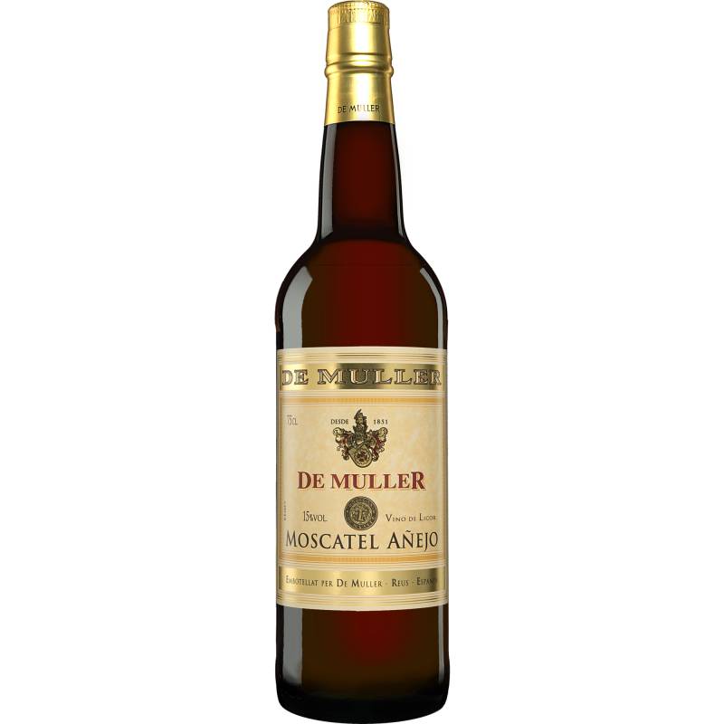 De Muller Moscatel »Añejo«  0.75L 15% Vol. Süß aus Spanien von De Muller