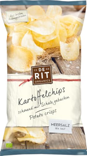 Kartoffelchips Meersalz 18 x 125 gr von De Rit