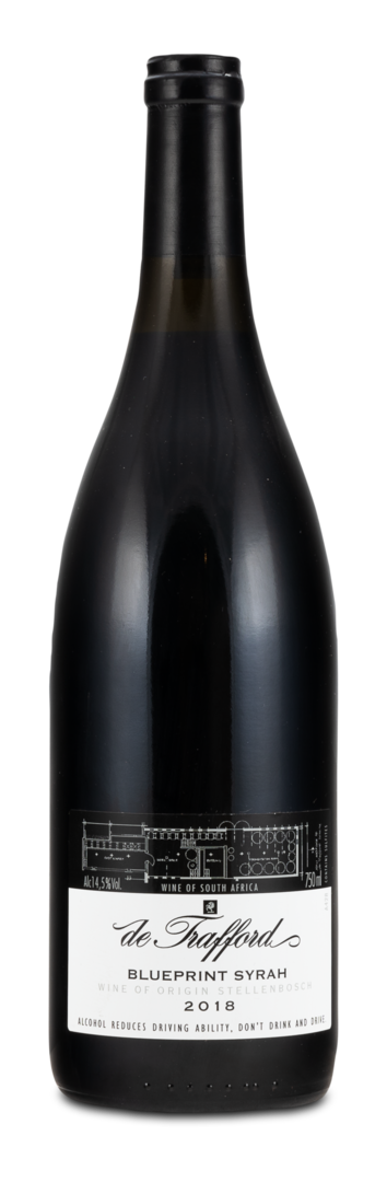 2018 de Trafford Blueprint Syrah von ahwas Wein