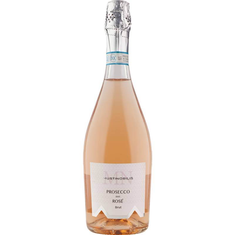 Musti Nobilis Prosecco Rosé Spumante Millesimato, Prosecco DOC, Venetien, Schaumwein von DeAngeli Mustinobilis Srl,   IT 20121 Milano (MI)