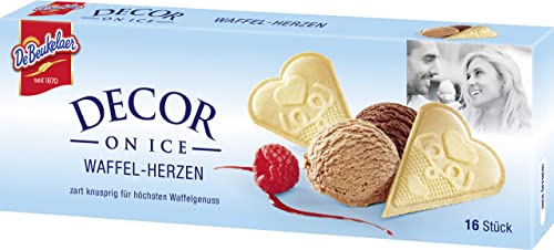 DeBeukelaer Decor On Ice Eiswaffelherzen, 50 g von GRIESSON-DE BEUKELAER