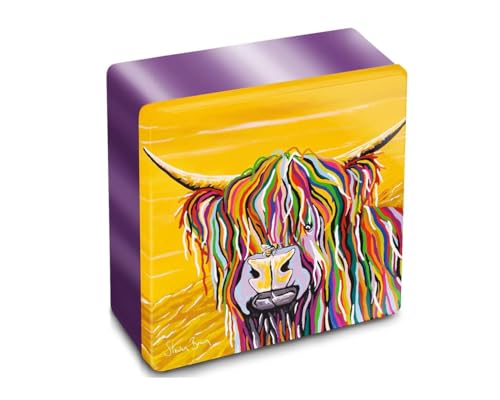 Dean's Gordon McCoo All Butter Shortbread Keksdose, 150 g – Schottisches Buttergebäck in gelbem Keksbehälter – Authentisches Shortbread aus Schottland von Dean's