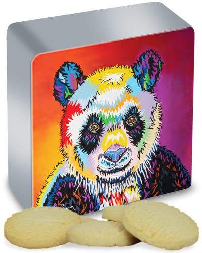 Dean's Sunshine McZoo All Butter Shortbread, 150 g - Premium schottische Butterkekse in dekorativer Metalldose mit süßem Pandabären von Steven Brown von Dean's