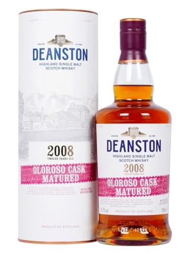 Deanston 12 Years Old OLOROSO CASK MATURED 2008 52,7% Vol. 0,7l in Geschenkbox von Deanston