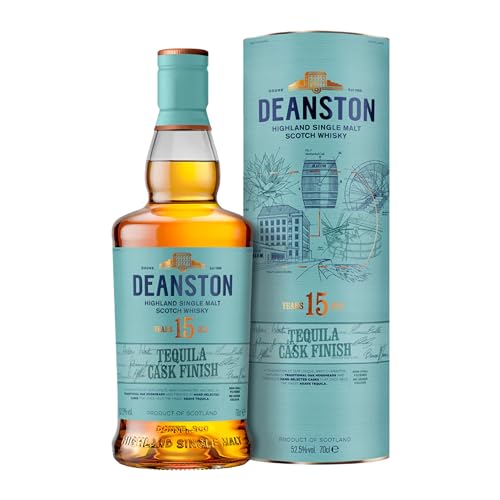 Deanston 15 Years Old Highland Single Malt Tequila Cask Finish 52,5% Vol. 0,7l in Geschenkbox von Deanston