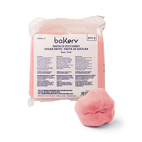 DECORA 5310121 ROSE ZUCKERPASTE 500 G KEIN E171 von Decora