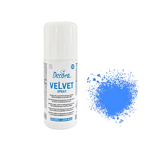 DECORA 9261235 VELVET SPRAY BLAU 100 ML von Decora