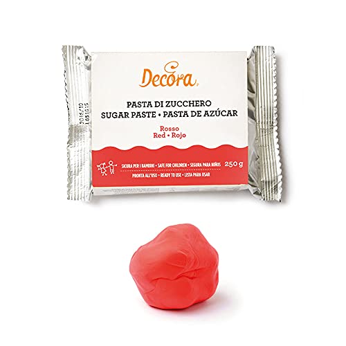 Decora 0310144 Fondant Rot 250g von Decora