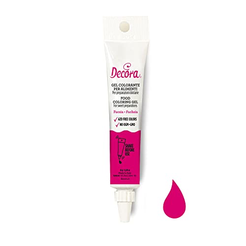 Decora 9600511 LEBENSMITTELFARBE GEL FUCHSIA 14 G von Decora